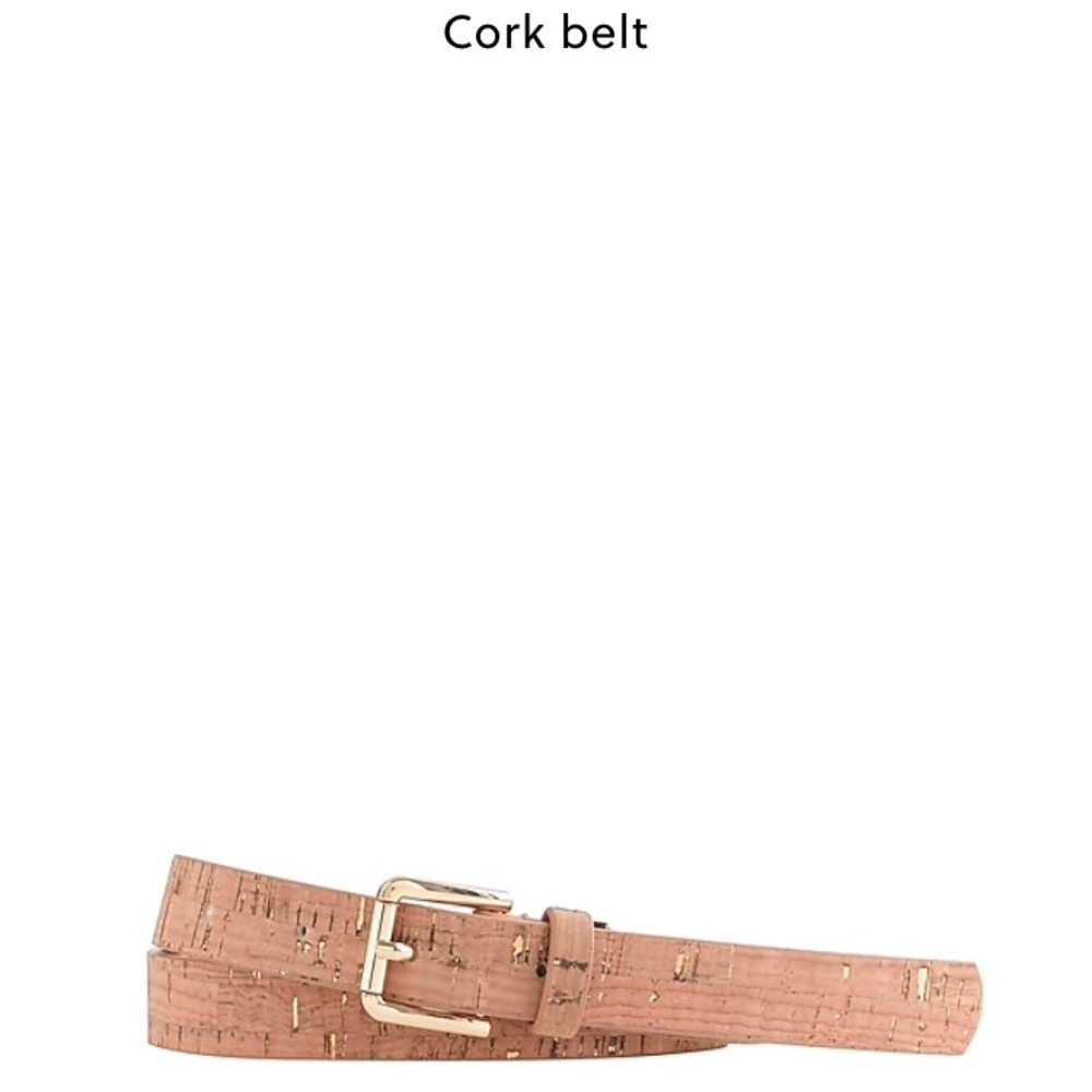 J. Crew Cork Belt